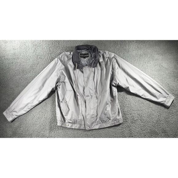 Vintage Members Only‎ Bomber Jacket Mens 44 Full Zip 80s 90s Retro Grandpa Hood - Picture 2 of 11